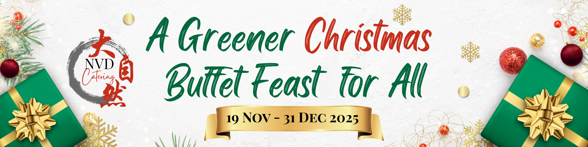 Plant-based/ Vegetarian Christmas Buffet